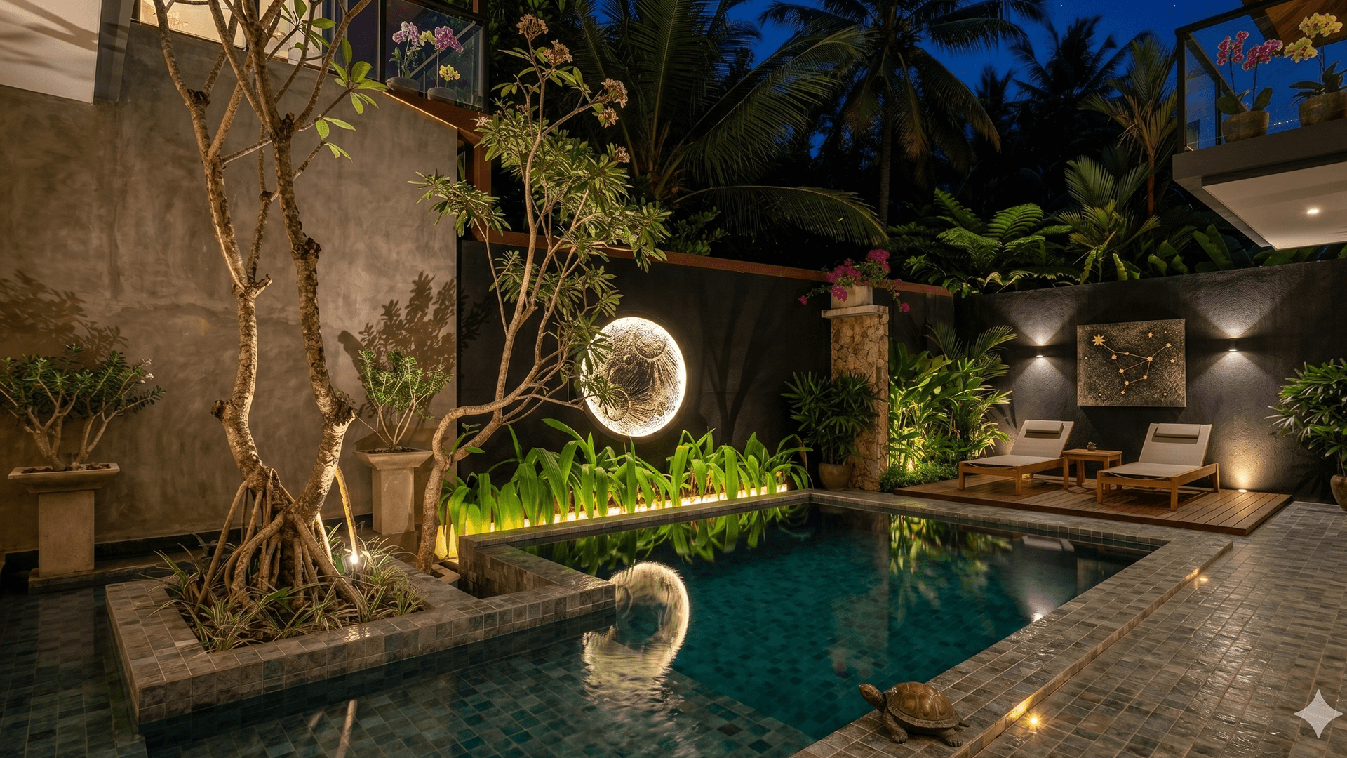 Moonrise Villa Interior