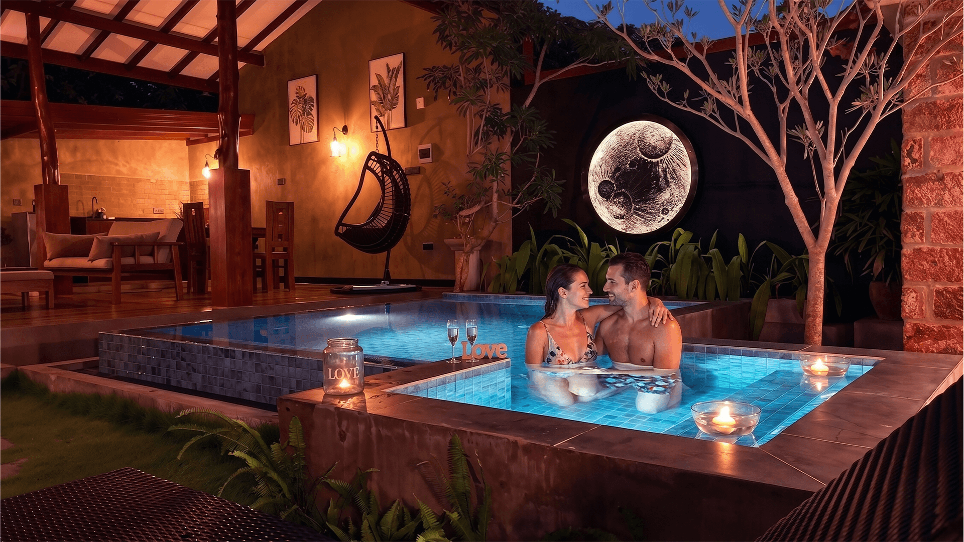 Moonrise Villa Grand Entrance